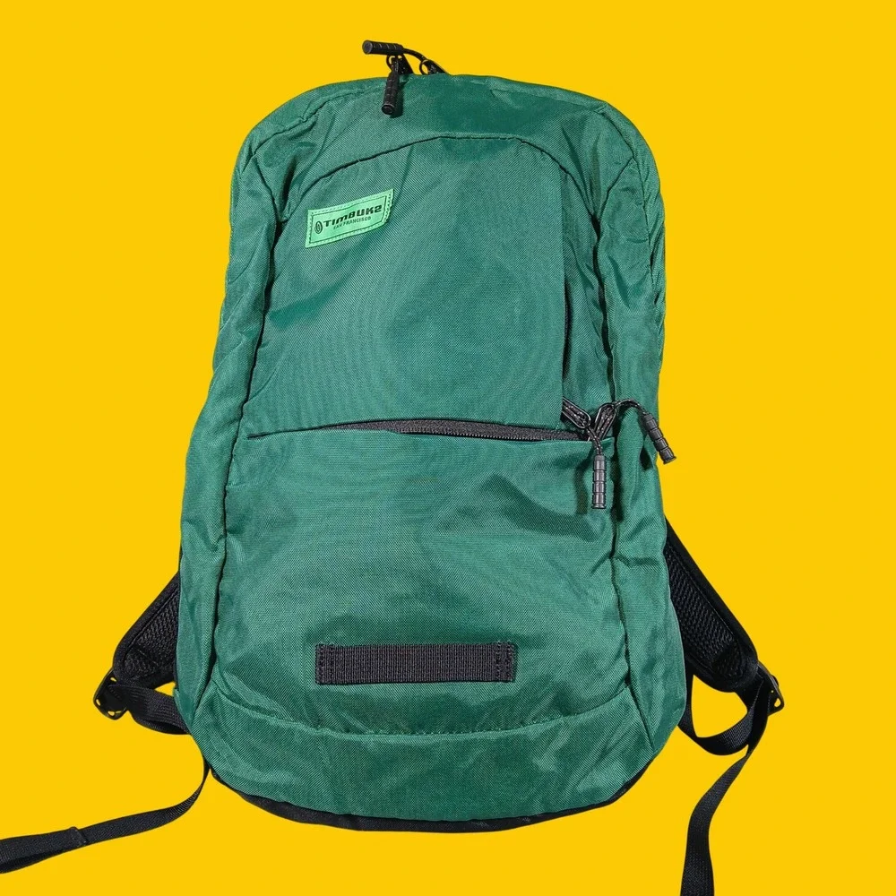 Timbuk2 Q Laptop Backpack Green Commuter Travel School Bag